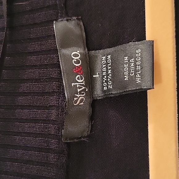 Style & Co. V-neck ribbed sweater Cold Weather Modern Casual - Picture 3 of 10